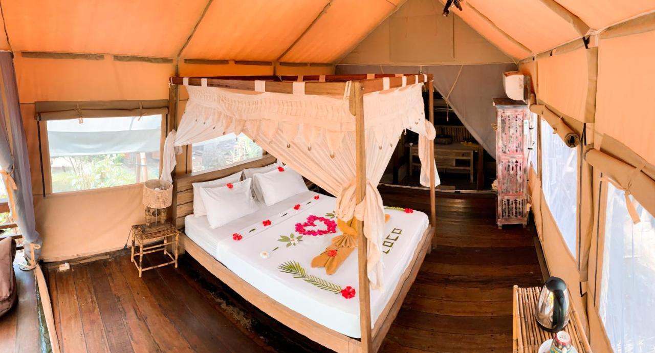 La Cocoteraie Ecolodge - Luxury Glamping Tents Gili Trawangan Buitenkant foto