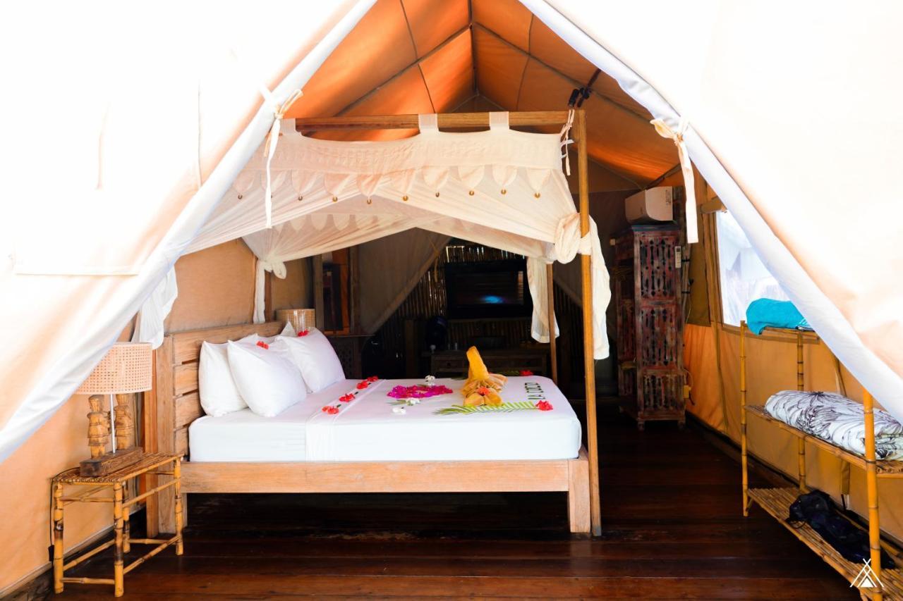 La Cocoteraie Ecolodge - Luxury Glamping Tents Gili Trawangan Buitenkant foto