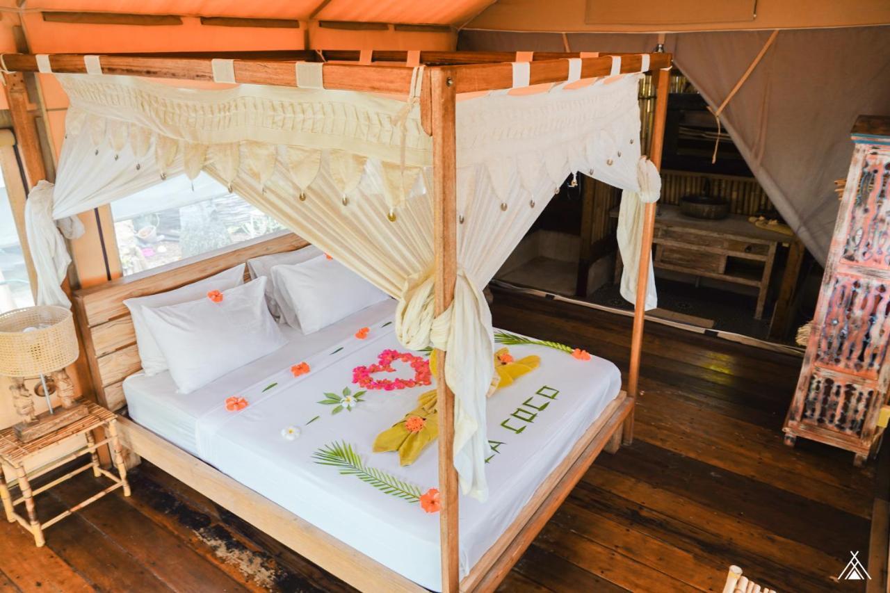 La Cocoteraie Ecolodge - Luxury Glamping Tents Gili Trawangan Buitenkant foto