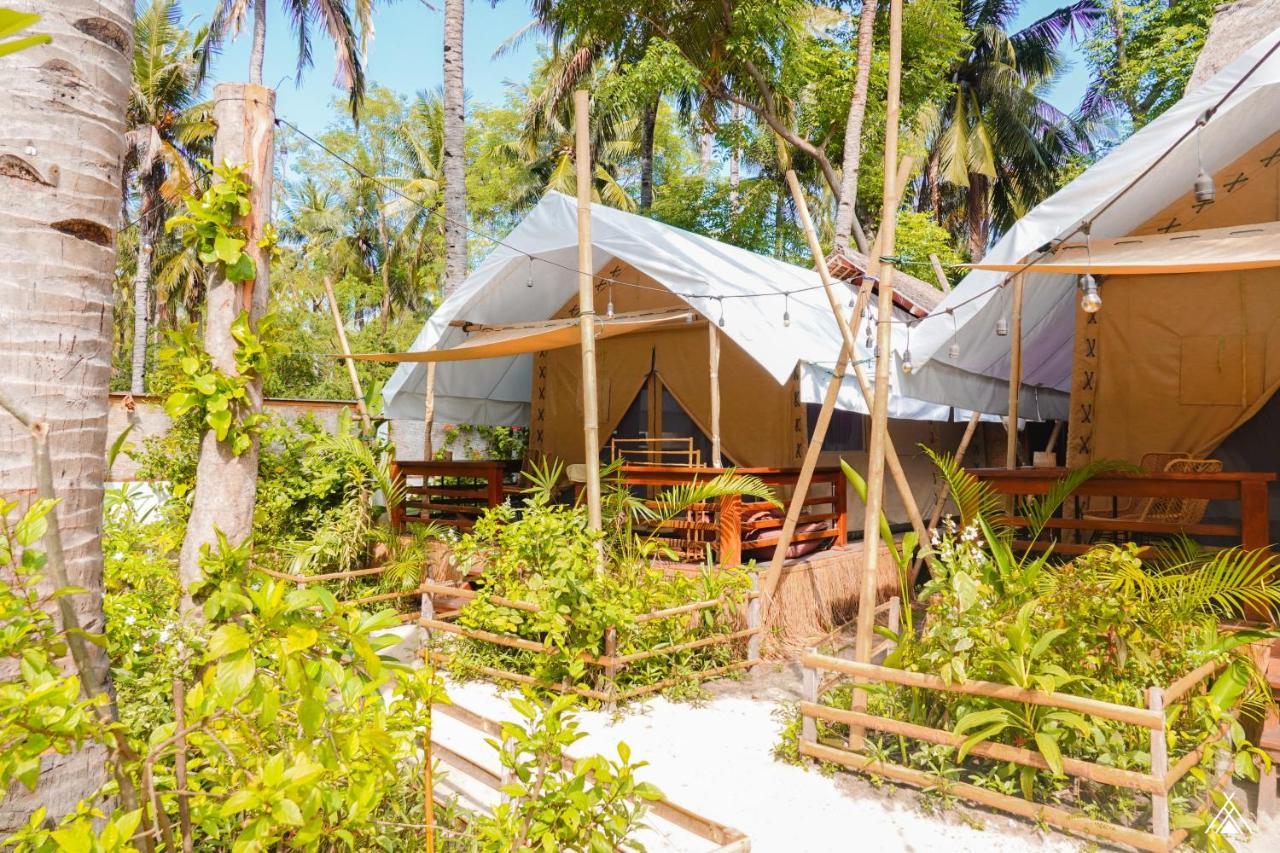 La Cocoteraie Ecolodge - Luxury Glamping Tents Gili Trawangan Buitenkant foto