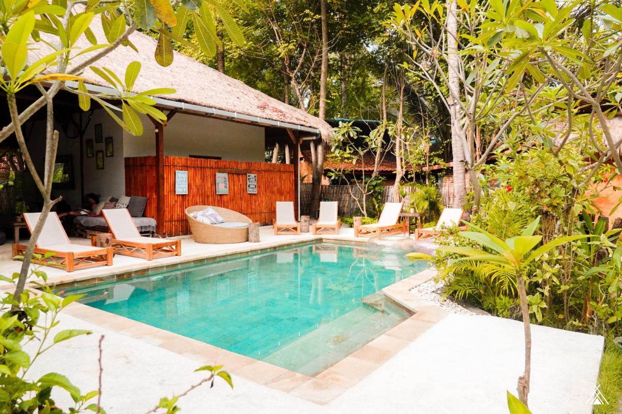 La Cocoteraie Ecolodge - Luxury Glamping Tents Gili Trawangan Buitenkant foto