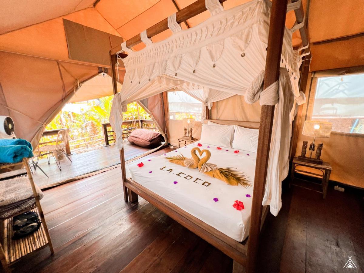 La Cocoteraie Ecolodge - Luxury Glamping Tents Gili Trawangan Buitenkant foto