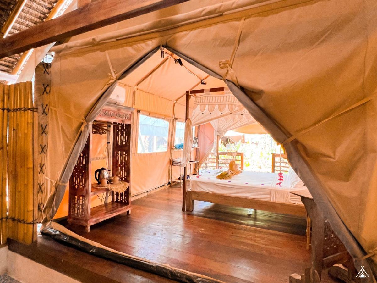 La Cocoteraie Ecolodge - Luxury Glamping Tents Gili Trawangan Buitenkant foto