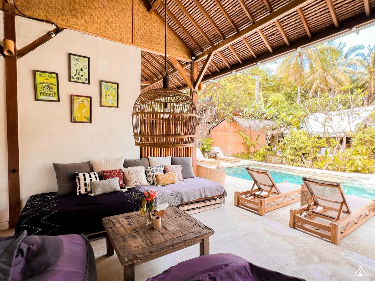 La Cocoteraie Ecolodge - Luxury Glamping Tents Gili Trawangan Buitenkant foto