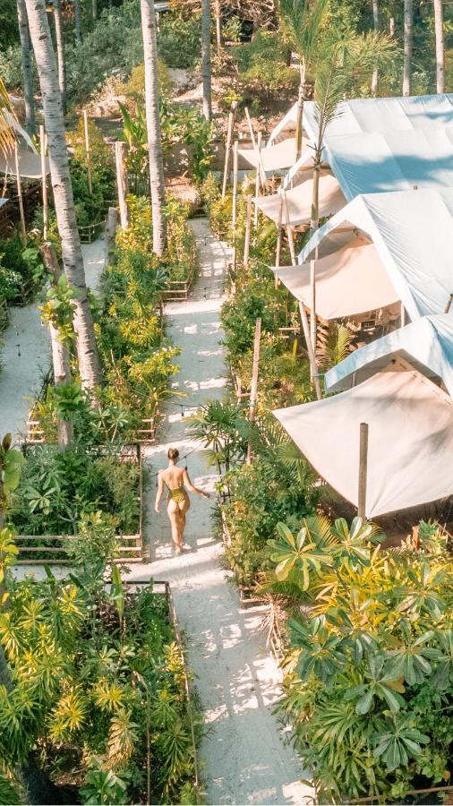La Cocoteraie Ecolodge - Luxury Glamping Tents Gili Trawangan Buitenkant foto
