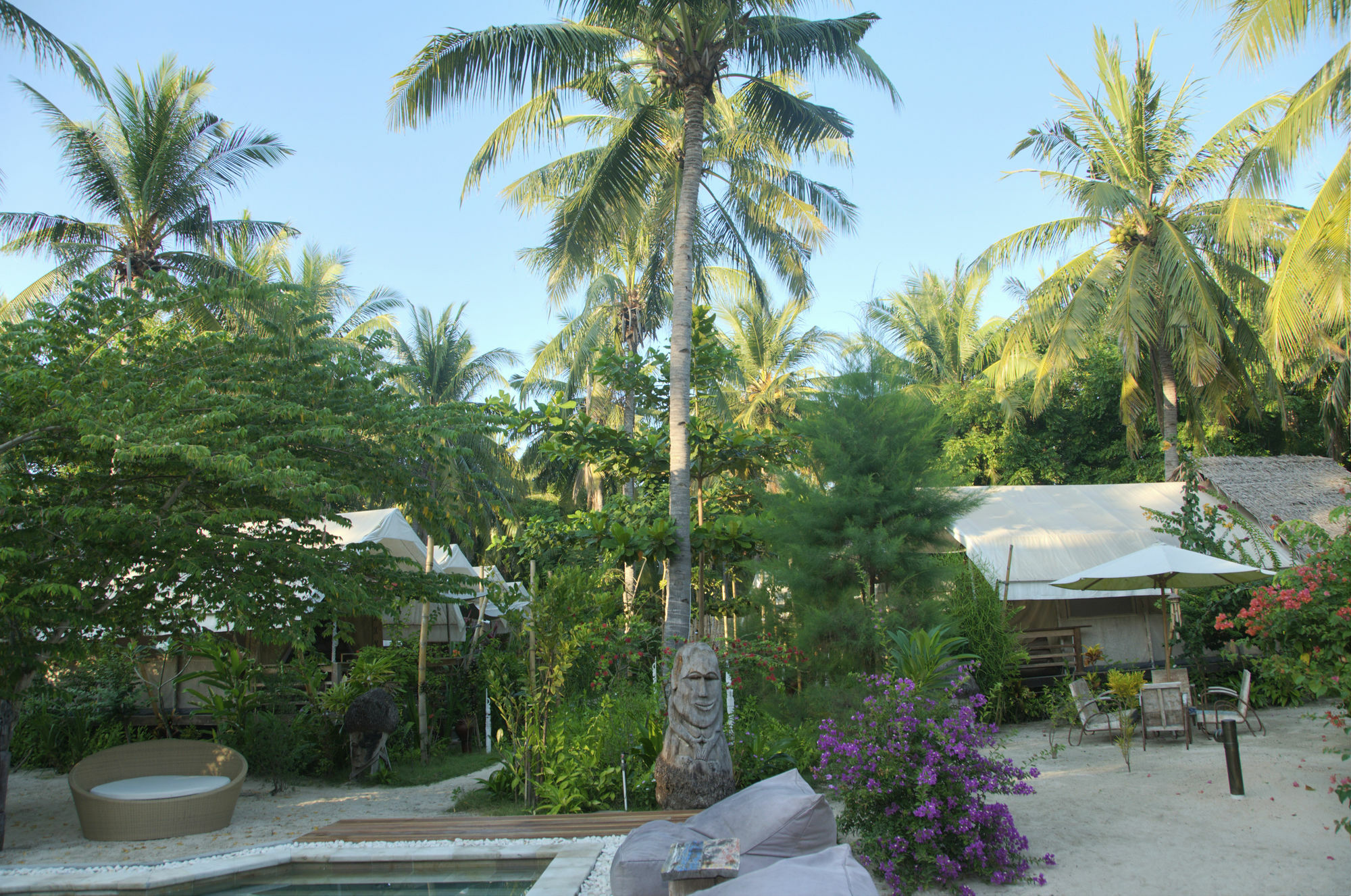 La Cocoteraie Ecolodge - Luxury Glamping Tents Gili Trawangan Buitenkant foto