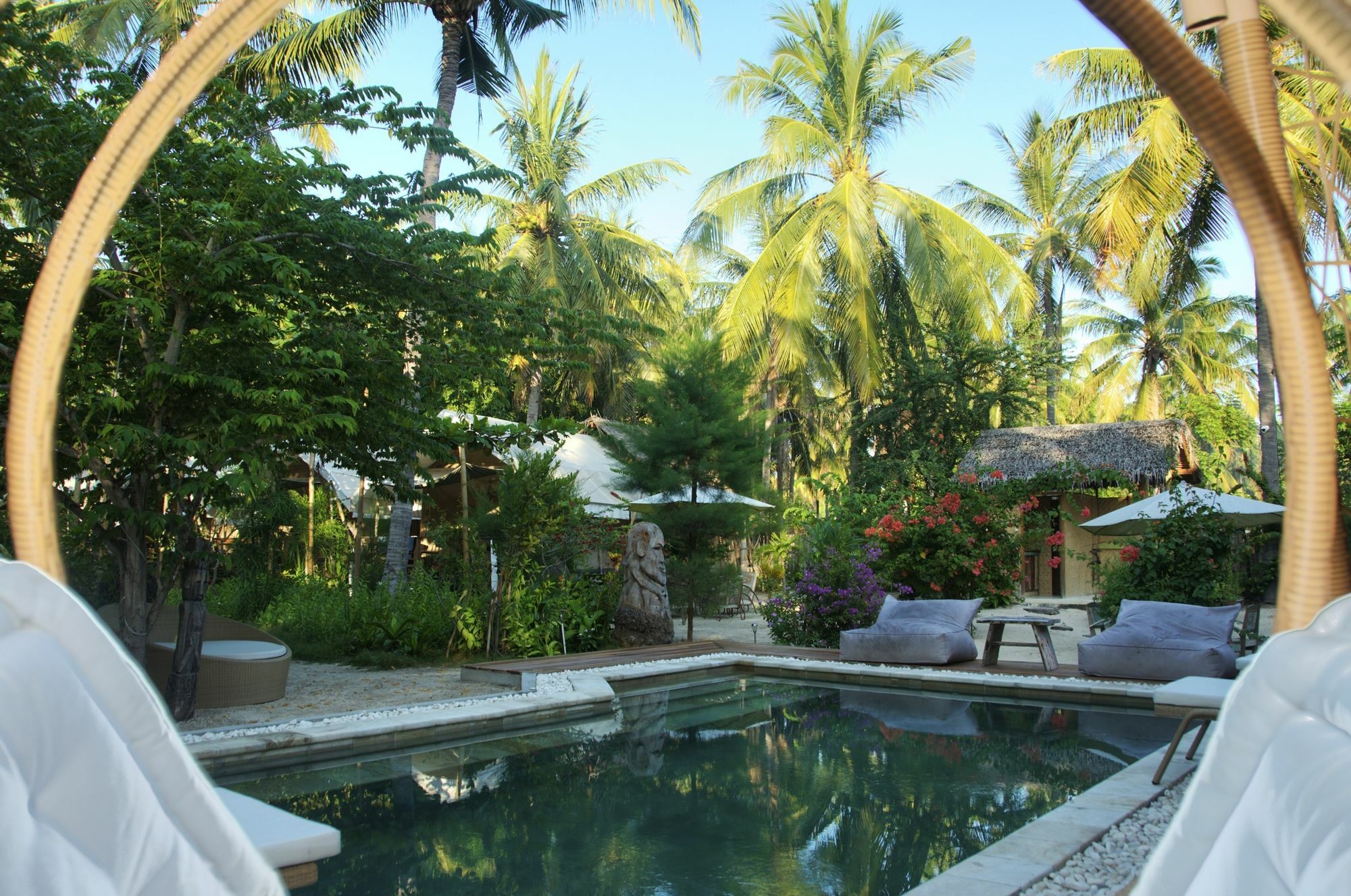 La Cocoteraie Ecolodge - Luxury Glamping Tents Gili Trawangan Buitenkant foto